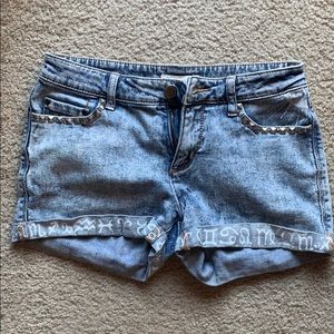 Astrology lover’s custom upcycled shorts